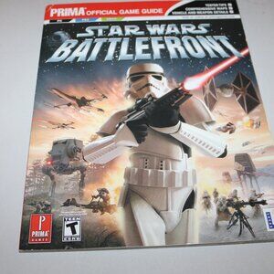 The Prima Official Game Guide XBOX Star Wars Battlefront paperback book 2004